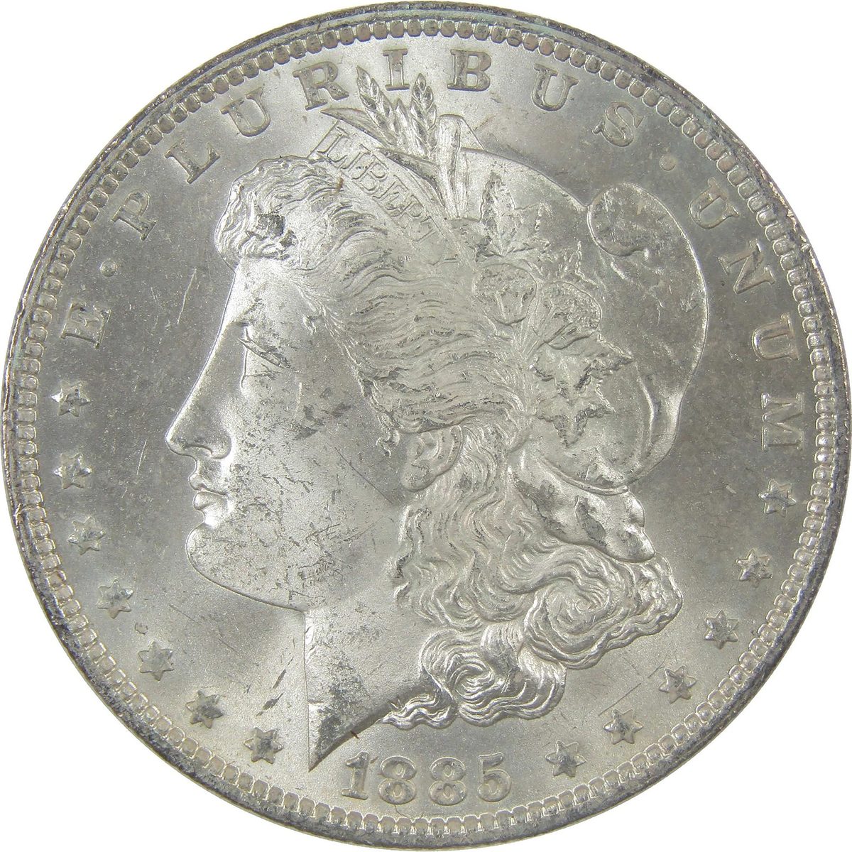1885 O Morgan Silver Dollar