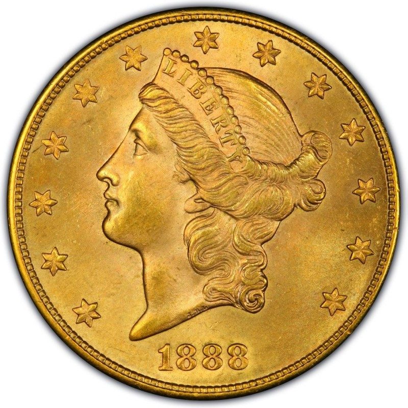 1888 $20 Liberty Head Double Eagle