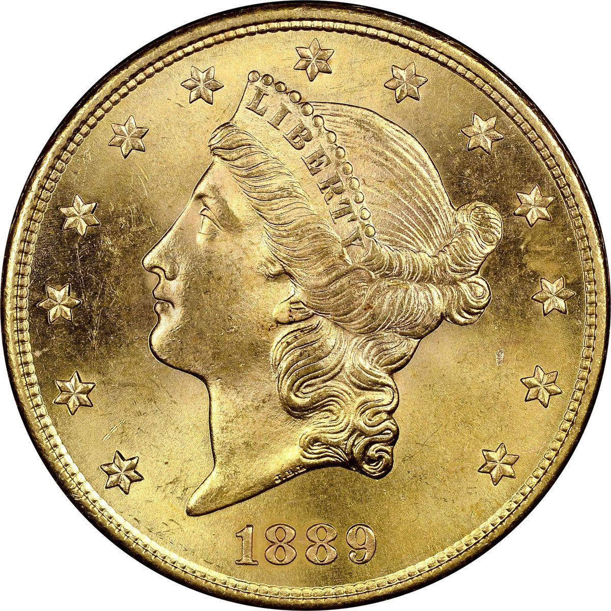 1889 $20 Liberty Head Double Eagle