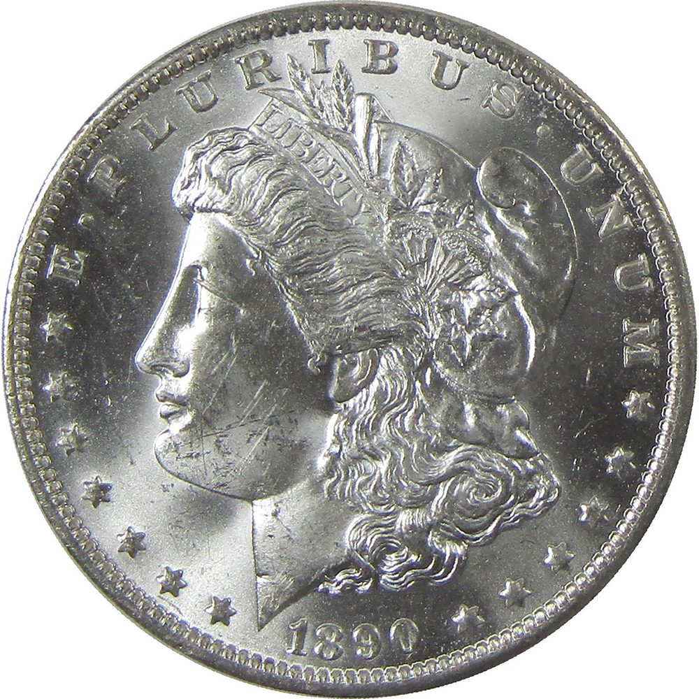 1890 O Morgan Silver Dollar