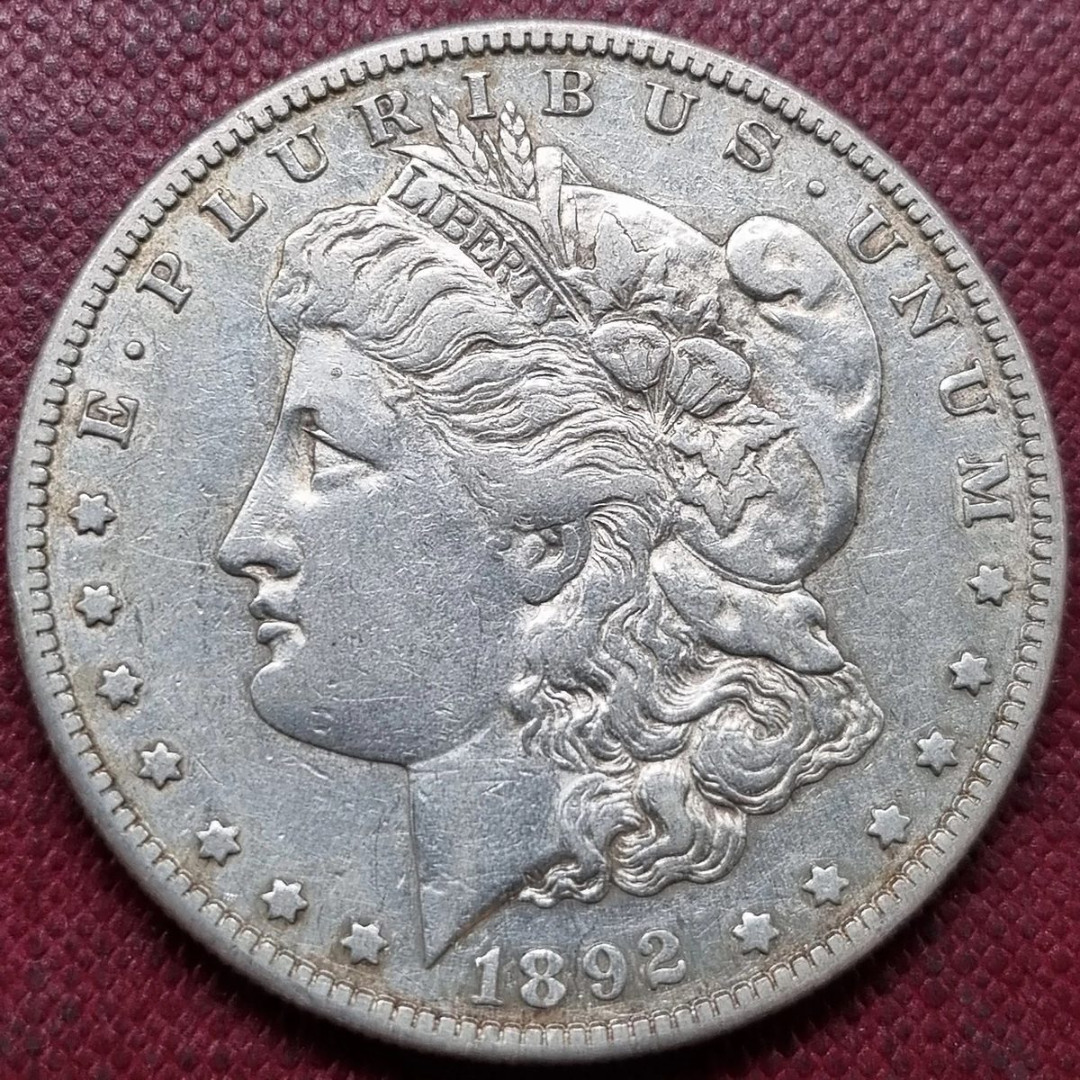 1892 S Morgan Silver Dollar