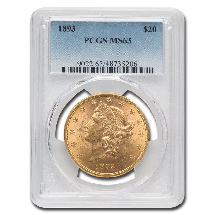 1893 $20 Liberty Head Double Eagle