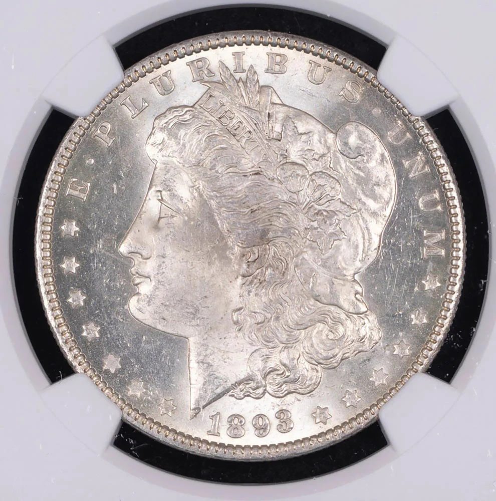 1893 O Morgan Silver Dollar