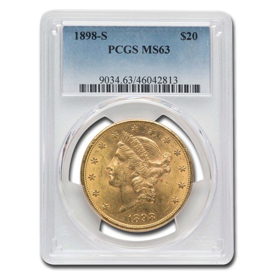 1898 $20 Liberty Head Double Eagle