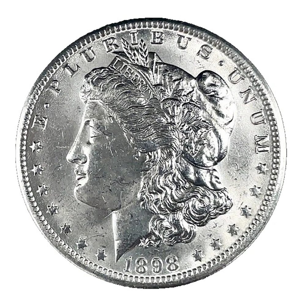 1898 O Morgan Silver Dollar