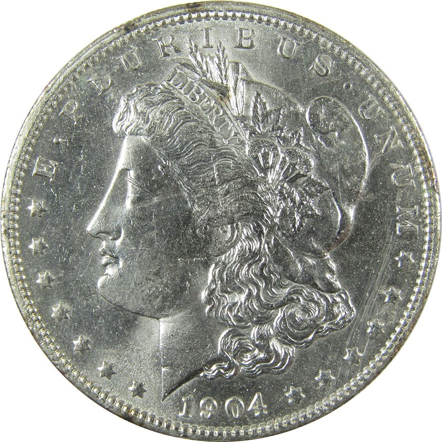 1904 O Morgan Silver Dollar