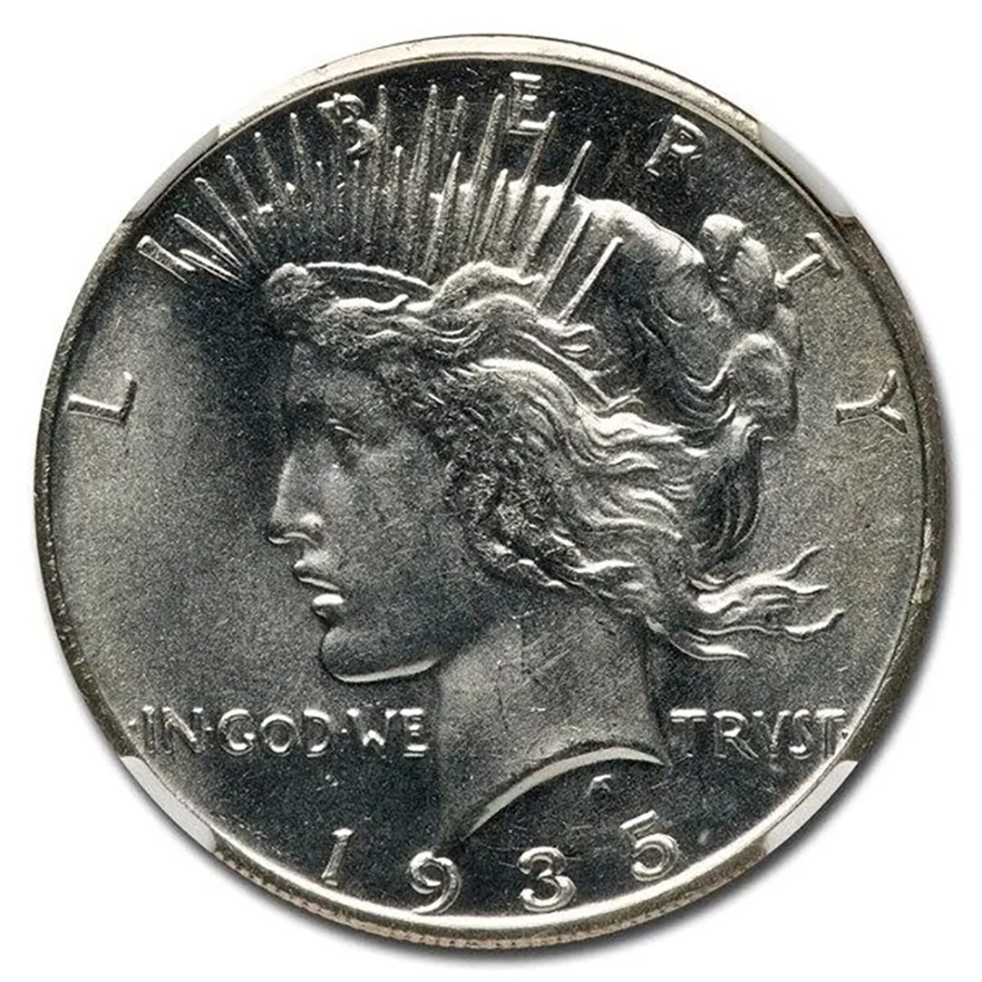 1935 S Peace Dollar