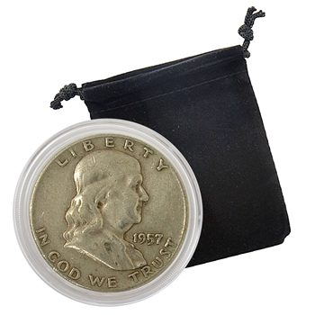 1957 P Ben Franklin Half Dollar