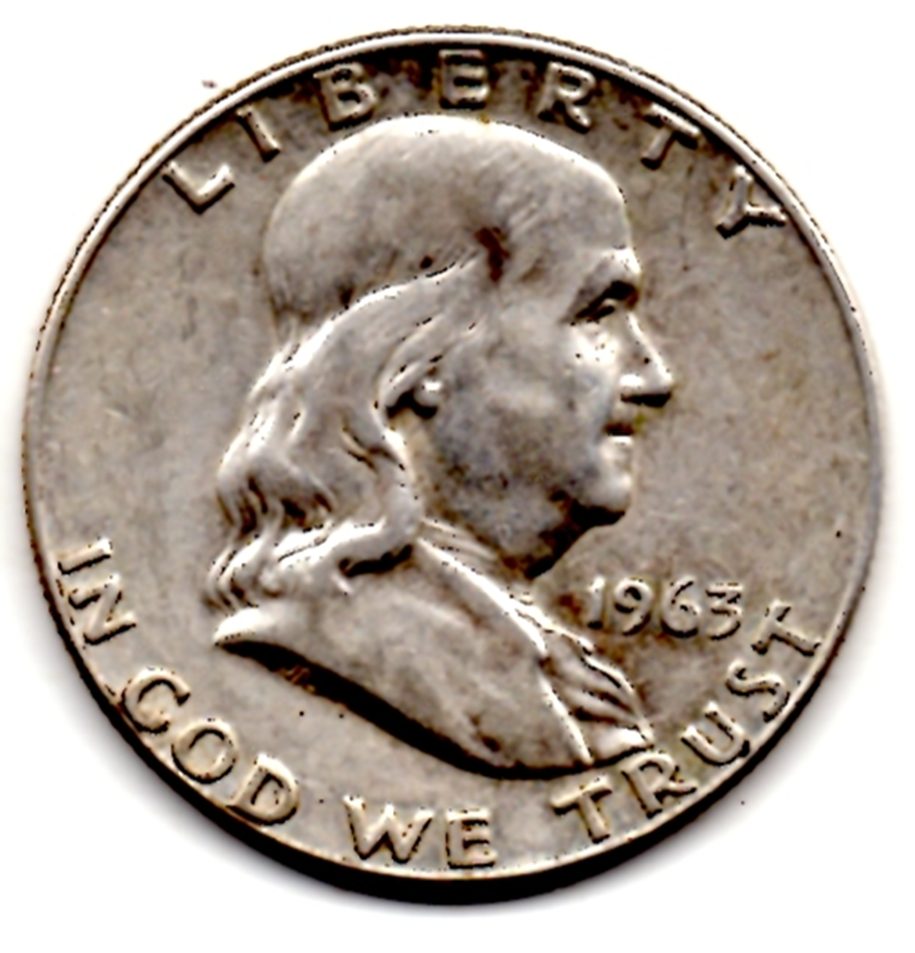1963 D Ben Franklin Half Dollar