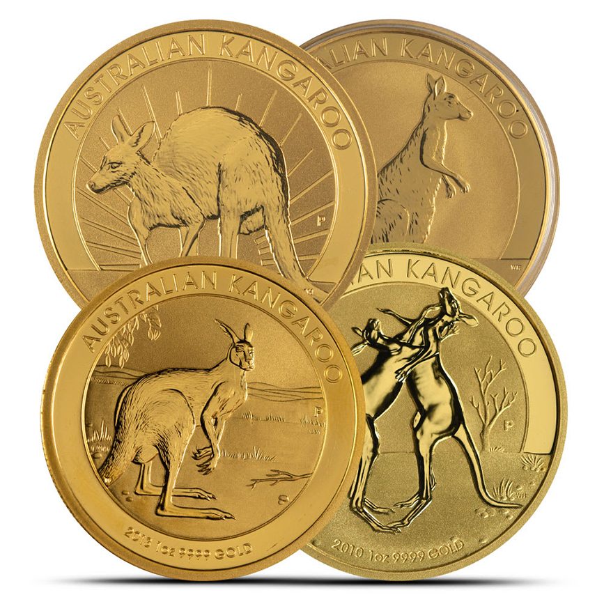 Australian Gold Kangaroo coins