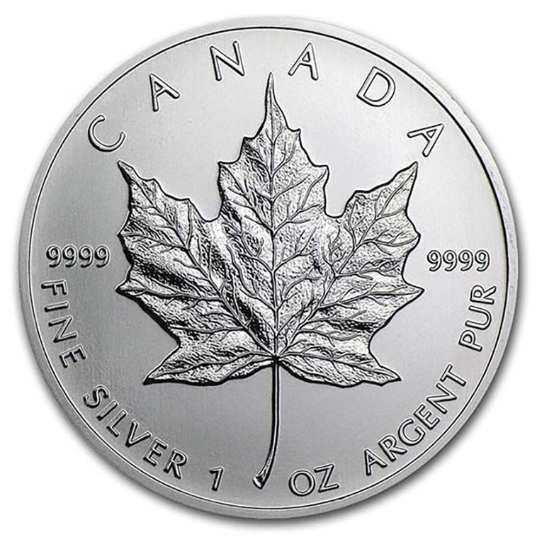 Canadian Silver Maple Leaf coins